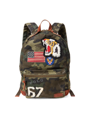 Camo Canvas Backpack