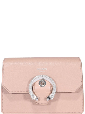 Jimmy Choo Madeline Crystal Buckle Crossbody Bag