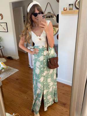 Modcloth X Collectif Sunshine Sashay Maxi Skirt