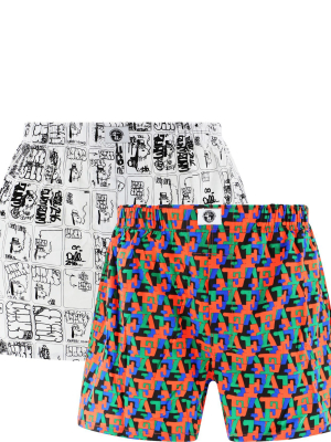 Fucking Awesome Printed Briefs Two-piece Set