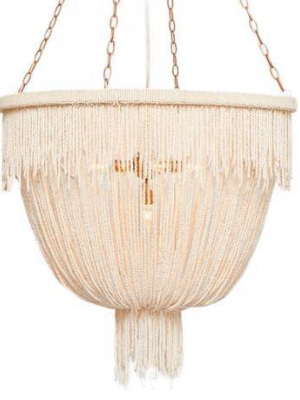 Carmen Chandelier Natural Coco Beads