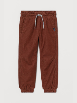 Corduroy Joggers