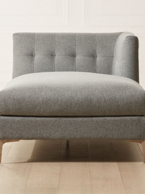 Holden Grey Tufted Right Arm Chaise
