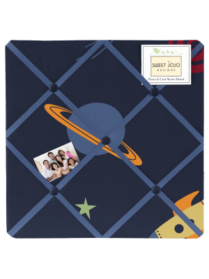 13"x13" Space Galaxy Photo Memo Board - Sweet Jojo Designs