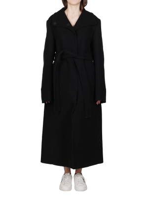 Jil Sander Tie Belt Coat