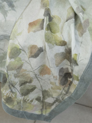 Maple Tree Celadon Throw