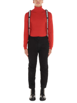 Dsquared2 Logo Suspenders Ski Pants