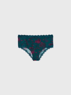 Women's Plus Micro Cheeky Underwear With Lace - Auden™