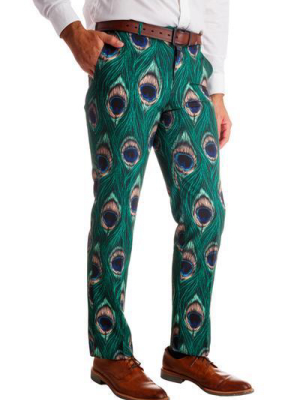 The Peacock Player | Peacock Print Pants