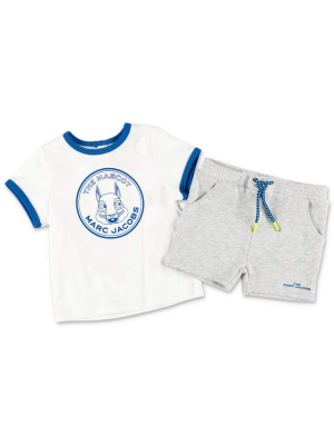 The Marc Jacobs Kids Graphic Logo Printed Two-piece Set