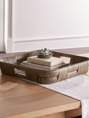 Auburn Square Woven Tray