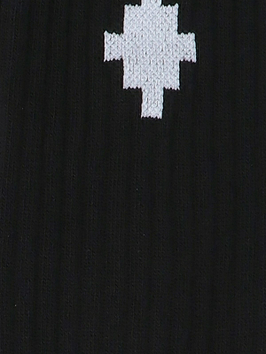 Marcelo Burlon County Of Milan Logo Ribbed Socks
