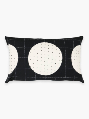 Anchal® Organic Cotton Lunar Dot Lumbar Pillow