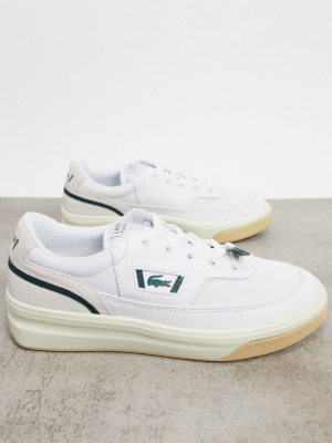 Lacoste G80 Chunky Sneakers In White