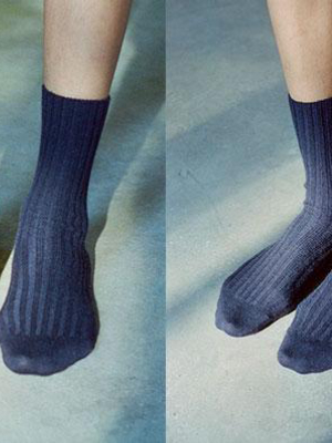 Cashmere Socks, Navy Blue