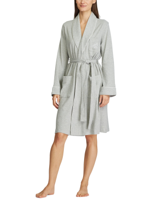 Short Shawl-collar Robe