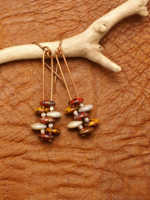 Red Lentil Earrings