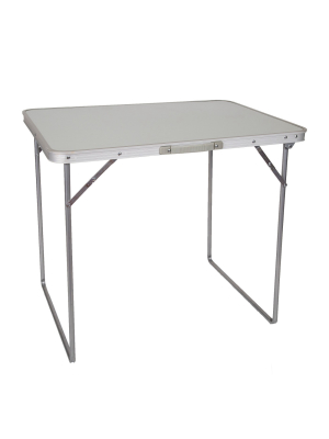 Stansport Folding Utility Camping Table With Coated Mdf Top 27" X 31"