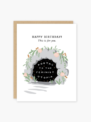 Card, Birthday Portal