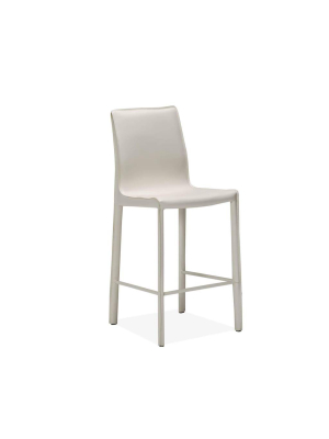 Interlude Home Jada Counter Stool In White