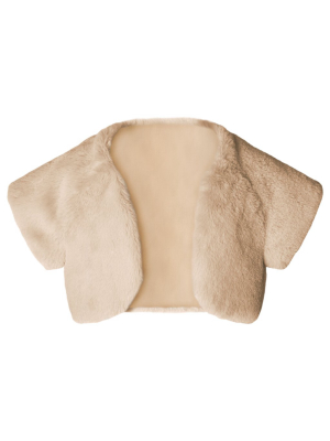 Plush Powder Bolero, Ages 4-6