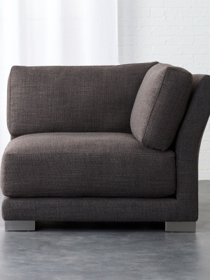 Gybson Earth Grey Corner Chair