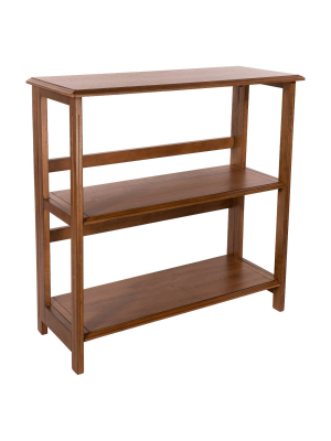 32.25" 3 Shelf Bandon Bookcase Ginger Brown - Osp Home Furnishings