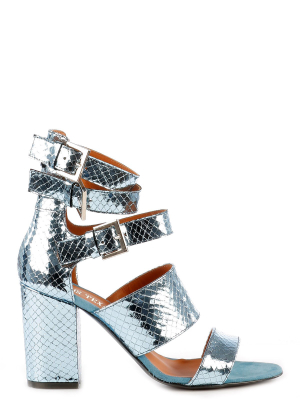 Paris Texas Buckled Heel Sandals