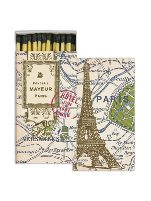 Matches - Map Of Paris