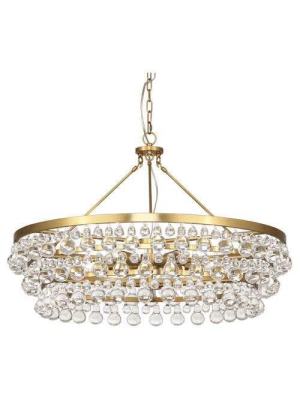 Bling Large Chandelier Antique Brass