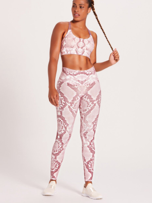 Rose Python Barefoot Legging