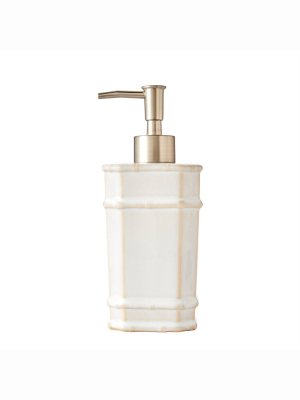 Vern Yip Bamboo Lattice Lotion Dispenser White - Skl Home