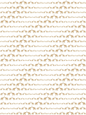 Baby Elephant Walk Wallpaper In Gold Metallic By Marley + Malek Kids