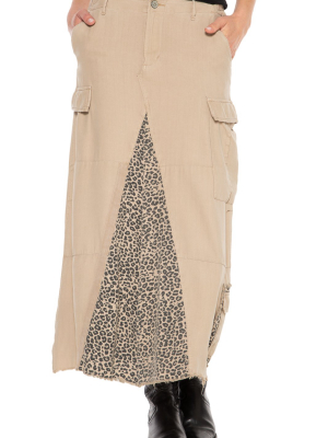 Original Military Long Skirt - Oxford Tan
