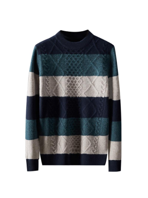 Pologize™ Striped Cashmere Sweater