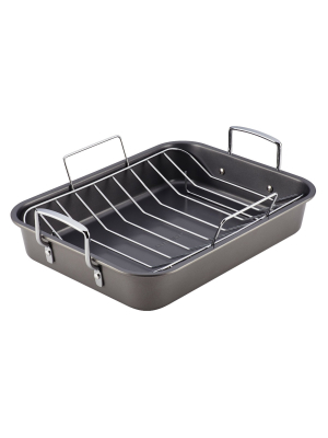 Farberware 12" X 16" Nonstick Roaster With Rack