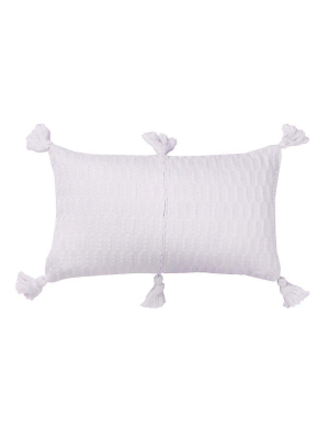 Antigua Lumbar Pillow - Bright White