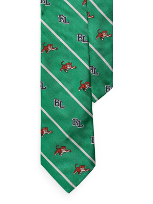 Rl Tiger Silk Narrow Tie