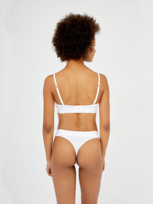 Ultimate Comfort Thong White