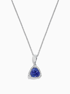 Effy Tanzanite Royale 14k Gold Tanzanite And Diamond Pendant, 1.82 Tcw