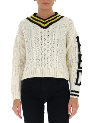 Redvalentino V-neck Knit Sweater