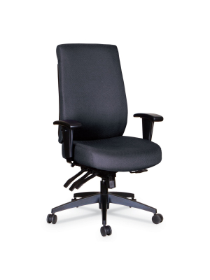 Alera® Wrigley Series High Performance High-back Multifunction Task Chair Black Fabric Hpm4101