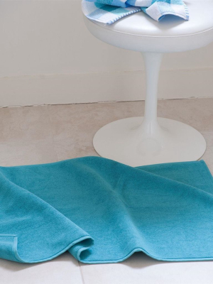 Coniston Turquoise Bath Mat Design By Designers Guild