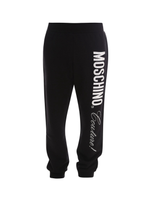 Moschino Couture Logo Embellished Sweatpants