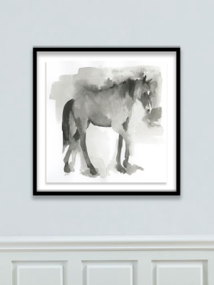 The Arts Capsule Framed Print - Pony