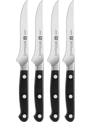 Zwilling Pro 4.5" Steak Knife Set Of 4