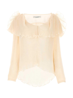 Philosophy Di Lorenzo Serafini Ruffled Neckline Blouse