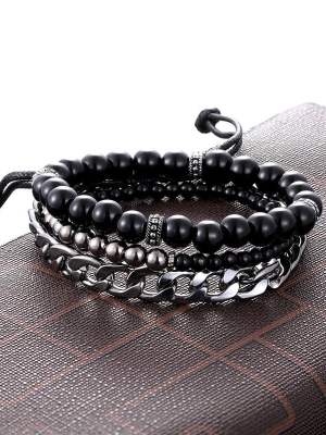 Chain Layer Bracelet - (3pcs)