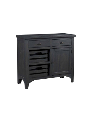 Grove Sideboard Oiled Black - Intercon