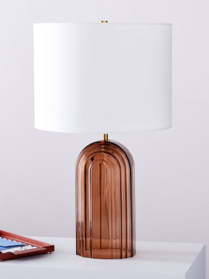 Retro Glass Table Lamp - Large